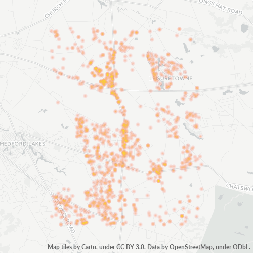 08088 Business Density Heatmap