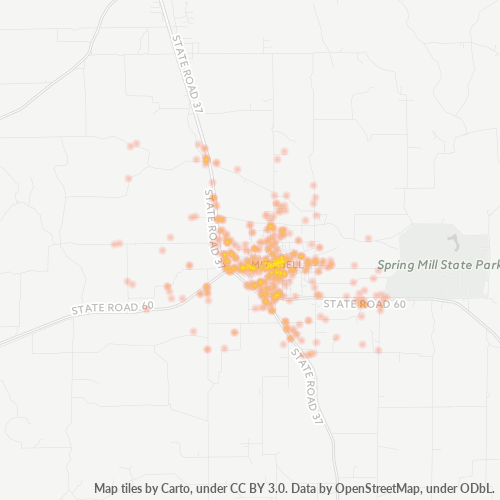 47446 Business Density Heatmap