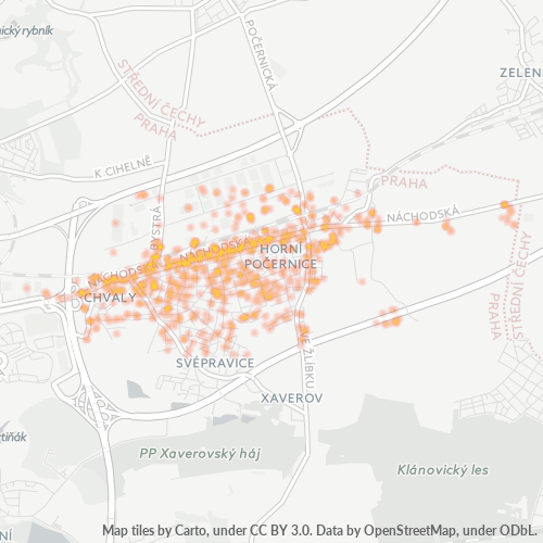 193 00 Mapa hustoty obchodu
