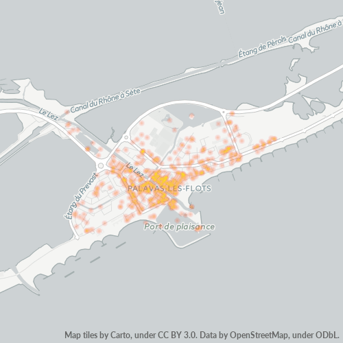 34250 Mapa de densitat de negocis 34250 Mapa de densitat de negocis