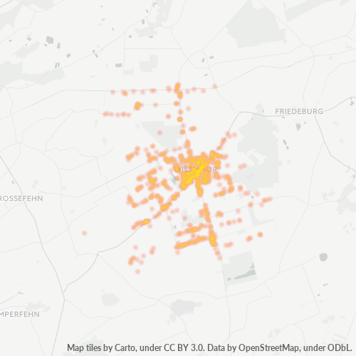 Heatmap für plz 26639