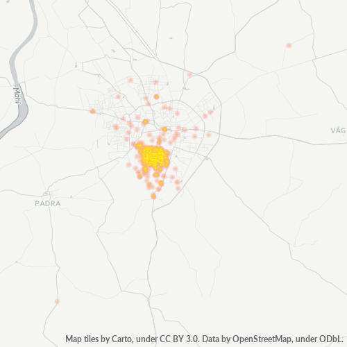390011 Business Density Heatmap