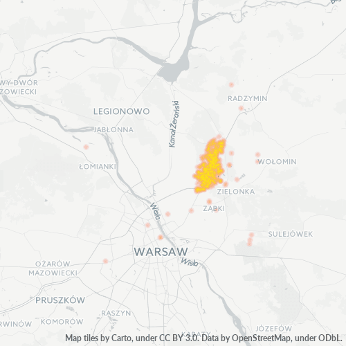 05-260 Mapa intensywności działalności gospodarczej