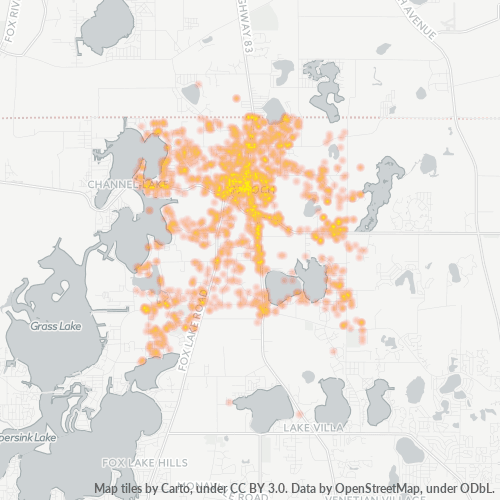 60002 Business Density Heatmap
