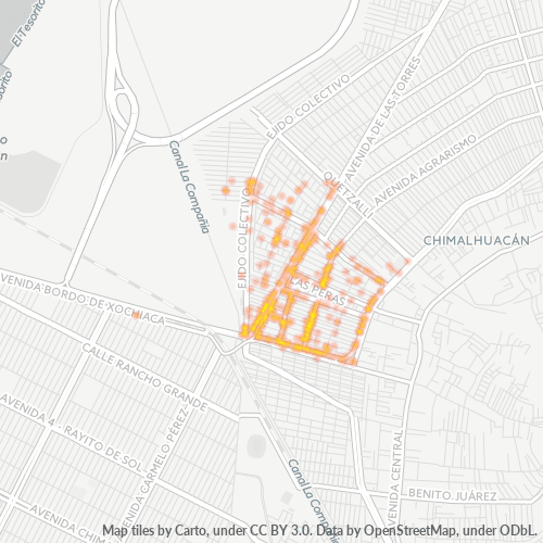 56353 Mapa de calor de densidad empresarial