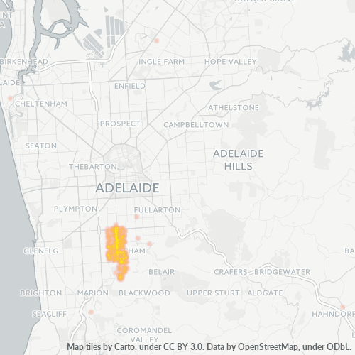 5041 Business Density Heatmap