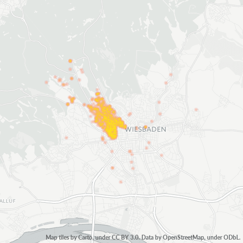 Heatmap für plz 65195