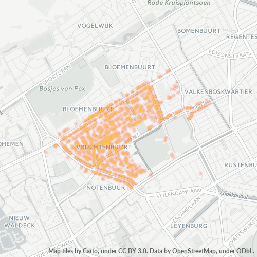 2564 Heatmap Bedrijfsdichtheid
