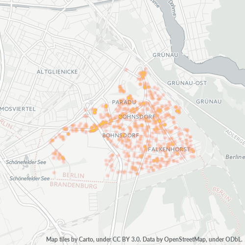 Heatmap für plz 12526