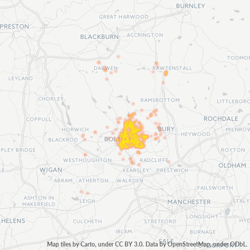 BL2 Business Density Heatmap