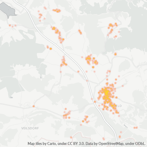 Heatmap für plz 98673