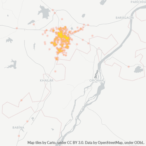 284001 Business Density Heatmap