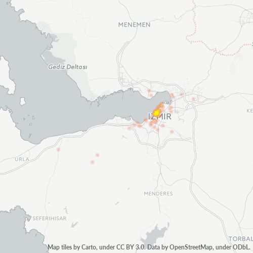 35250 Şirket Yoğunluğu Isı Haritası