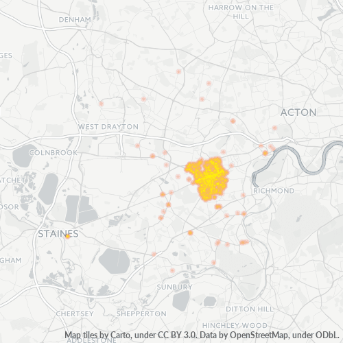 TW3 Business Density Heatmap