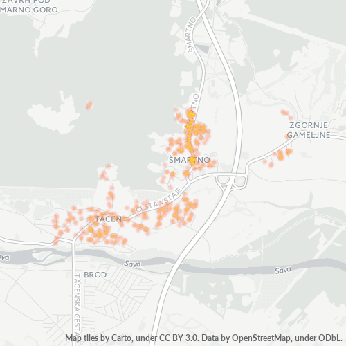 1211 Zemljevid gostote poslovanja