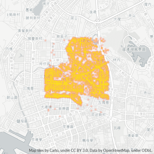 807 商業密度熱圖