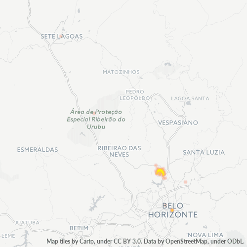 31520-000 Mapa de calor de densidad empresarial