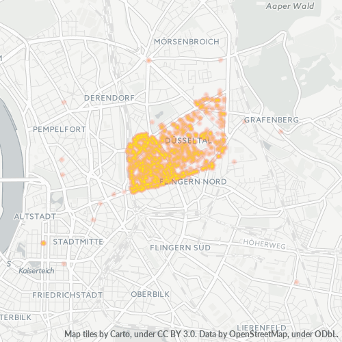40237 Standortdichte-Heatmap