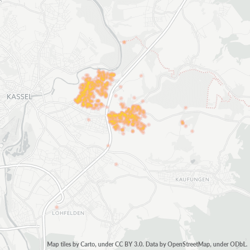 Heatmap für plz 34266