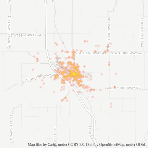 54724 Business Density Heatmap