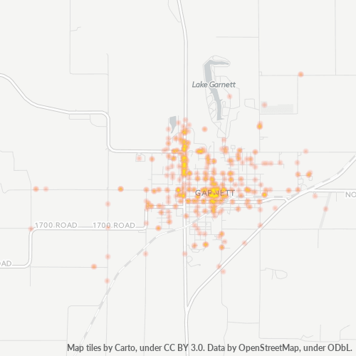66032 Business Density Heatmap