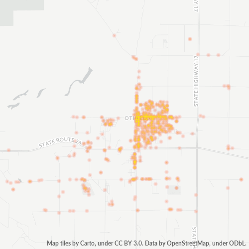 99344 Business Density Heatmap