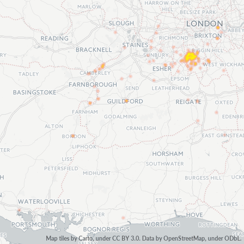 SM4 Business Density Heatmap