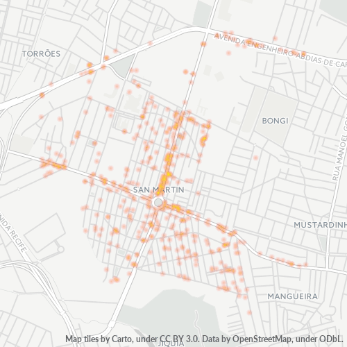 50761-000 Heatmap de Densidade da Empresa