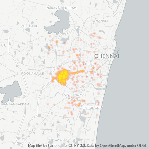 600087 Business Density Heatmap