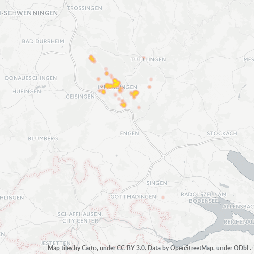 Heatmap für plz 78194