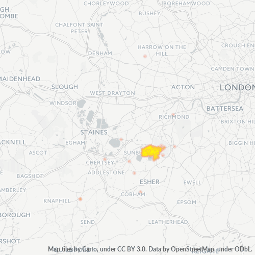 KT8 Business Density Heatmap