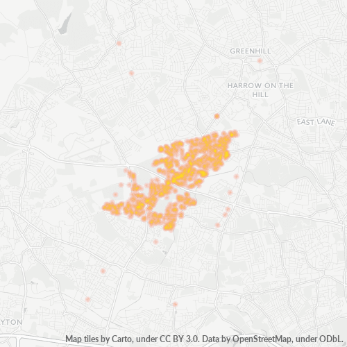 UB5 Business Density Heatmap