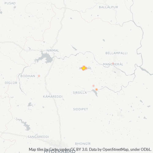 505327 Business Density Heatmap