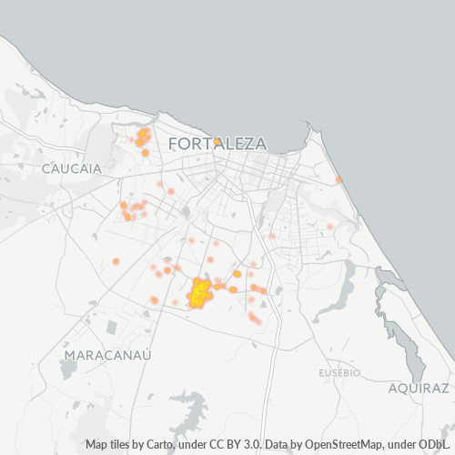 60750-000 Heatmap de Densidade da Empresa