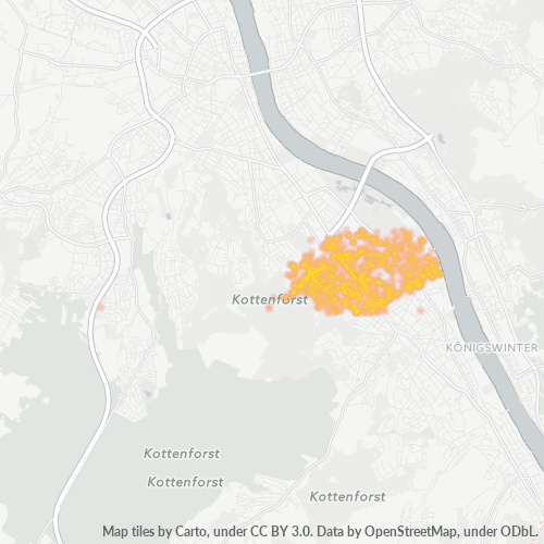 53175 Standortdichte-Heatmap