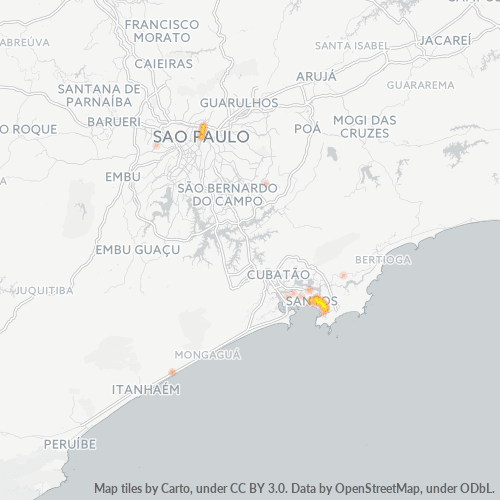 11020-000 Mapa de calor de densidad empresarial