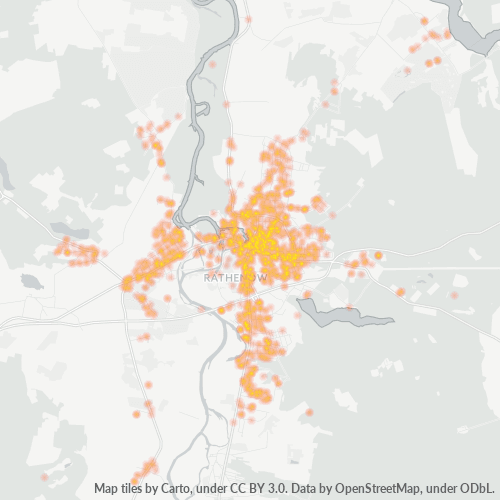 Heatmap für plz 14712