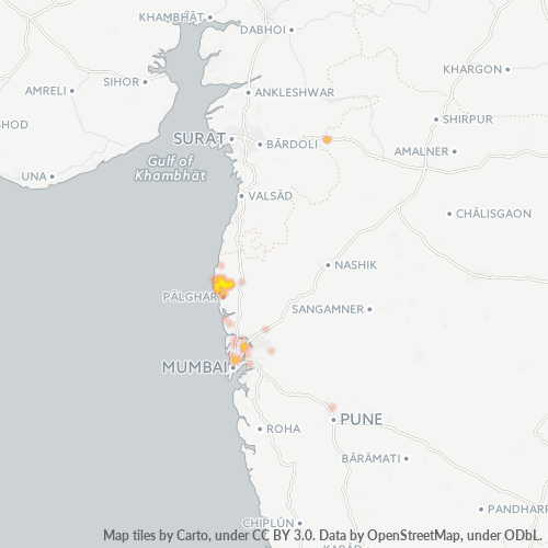 401501 Business Density Heatmap