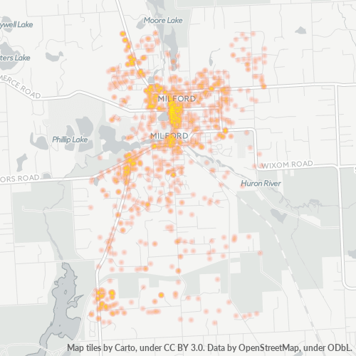48381 Business Density Heatmap