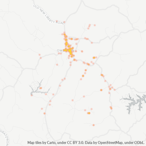 40359 Business Density Heatmap