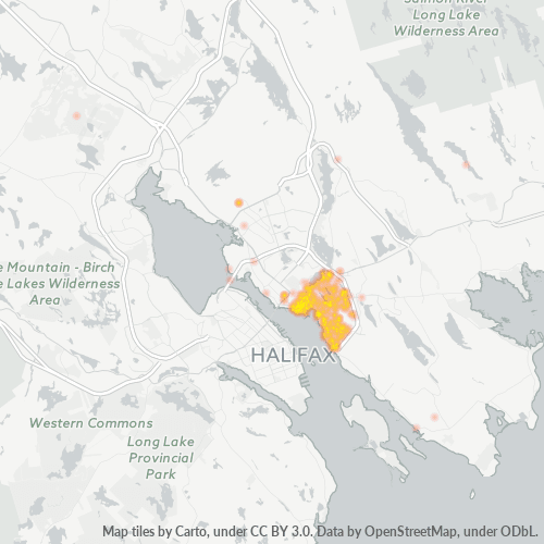 B2Y Business Density Heatmap