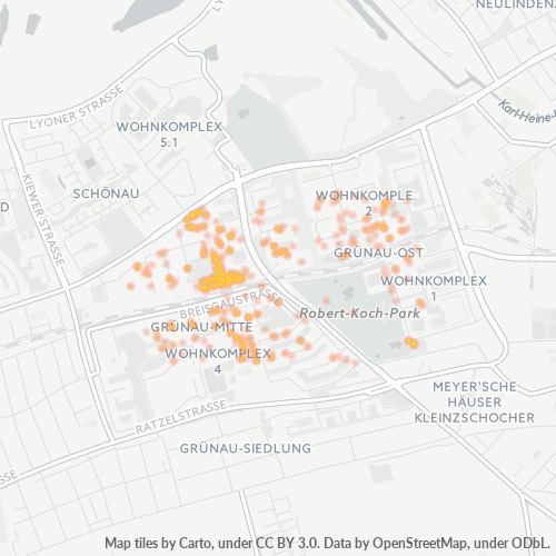 Heatmap für plz 04209