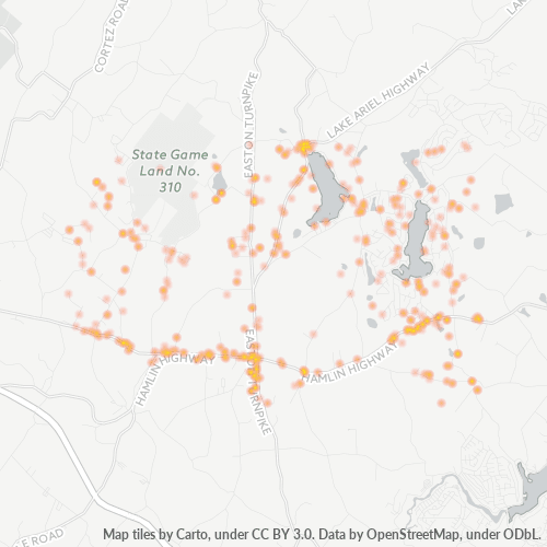 18436 Business Density Heatmap