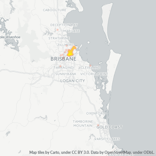 4009 Business Density Heatmap