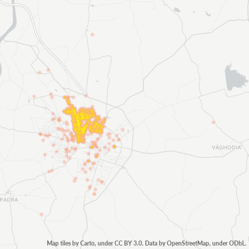 390002 Business Density Heatmap