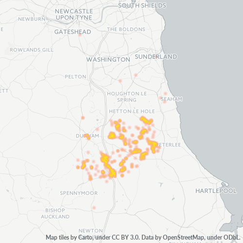 DH6 Business Density Heatmap