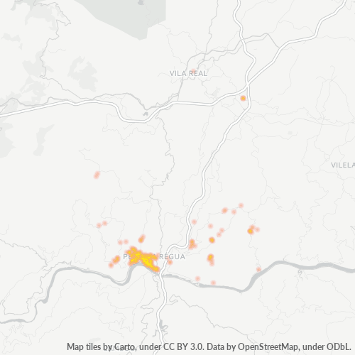 5050 Heatmap de Densidade da Empresa