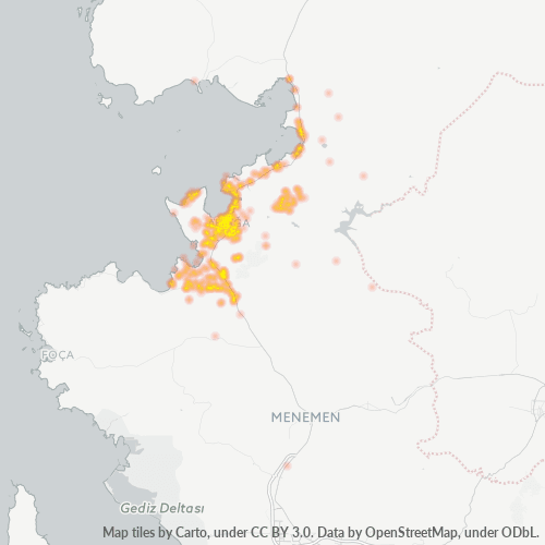 35800 Şirket Yoğunluğu Isı Haritası