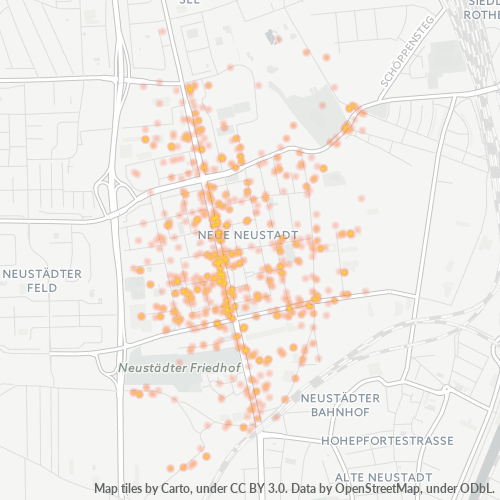 Heatmap für plz 39124