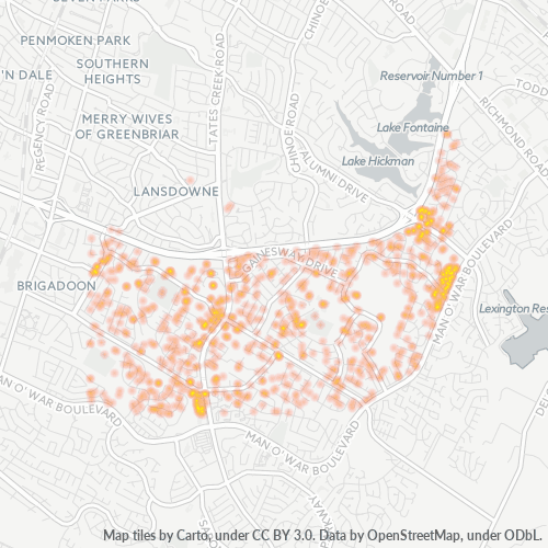 40517 Business Density Heatmap